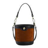 Ladies frosted small bag fashion bucket bag trend brand casual small handbag mini mobile phone bag new style messenger bag