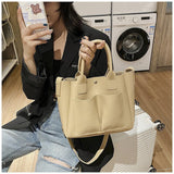 Back to College OLSITTI Double Pocket Small PU Leather Crossbody Bags For Women 2020 Solid color Shoulder Handbags Female Totes Lady Hand Bag