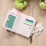 Cute Animal Print Lady Women Short Wallet PU Leather Small Coin Purse Cartoon Wallets Pouch For Girls Female Portefeuille Femme