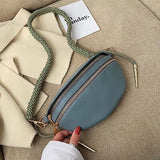 Christmas Gift DORANMI Quality Fanny Pack Women's Waist Bags 2021 Luxury Brand Designed Waist Pack Crossbody Chest Bags Zipper Nerka BG063