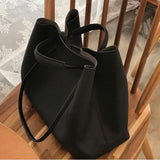 Vvsha  Mini Dumpling Handbags Winter Bag Tote Shoulder Simple Inclined Crossbody Bags Casual Bucket Designer Shoulder Bag For Girls