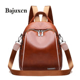 Brand winter Luxury high-end backpack PU leather ladies backpack 2019 new fashion wild shell bag girl bag travel bag 4 colors