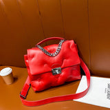 Christmas Gift Elegant Female Square Tote bag 2021 Fashion New Quality PU Leather Women's Designer Handbag High capacity Shoulder Messenger Bag