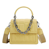 High Quality Women Small Pu Leather Chain Handbags Designer Ladies Shoulder Messenger Bags Fashion Female Tote Crossbody Bag New