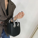 Fashion Mini chain handbag for women Shoulder bag PU leather female Crossbody Bag little bag ladies messenger bags Women's Totes