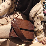 Christmas Gift Women's Designer Luxury Handbag 2021 Fashion New High quality PU Leather Women Handbags Crocodile pattern Shoulder Messenger Bag