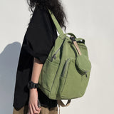Christmas Gift New Green Leisure Backpack Teen College Student Girl Bookl Bag Boy Travel Rucksack Fashion Women's School Bag Female Mochila