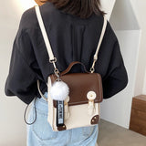 Mini Women Backpacks High Quality Leather Travel Backpack Sac A Dos Small  School Bags for Teenage Girls Female Kawaii Backpack