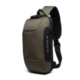 OZUKO Chest Bag Multifunction Crossbody Bag for Men Anti-theft Shoulder Messenger Bags Male Waterproof Short Trip Pack 2021 New