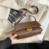 Christmas Gift Vintage Square Crossbody bag 2020 Fashion New High quality PU Leather Women's Designer Handbag Lock Shoulder Messenger Bag