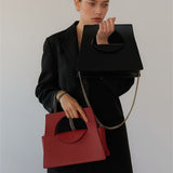 Luxury Handbags Women Bags Designer New Nice Geometric Chain Tote Ladies Evening Clutch Bags Simple Shoulder Bag Borsa Donna