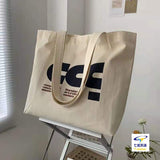 Canvas Bags for Women Shoulder Bag Teenager Girl Schoolbag Large Capacity Handbag Eco Reusable Grocery Tote Shopping Bag Bolsas