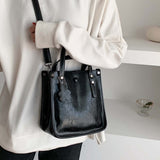 Women handbag small Wide strap Shoulder Bags for female Crossbody messenger Bags pu leather Ladies Totes bolsa feminina black