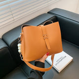 с доставкой 2020 New Fashion Lychee Women Bucket Bag Vintage Messenger Bag High Quality Shoulder Bag Simple Crossbody Bag Tote