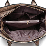 Women Pu Leather Handbags High Quality 4 Pieces Set Shoulder Bag Fashion Designer Ladies Messenger Bags Large Capacity Tote Bags