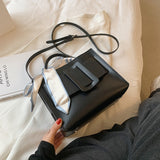 Christmas Gift Elegant Female Ribbon Tote bag 2021 Fashion New Quality PU Leather Women's Designer Handbag Luxury brand Shoulder Messenger Bag