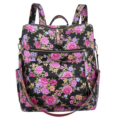 Vvsha Style European American Ladies Backpack Fashion Trend Leopard Print School Bag Outdoor Leisure Large Capacity Travel Backpacks