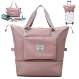 Large Capacity Folding Travel Bags Waterproof Luggage Tote Handbag Travel Duffle Bag Gym Yoga Storage Shoulder Bag For Women Men