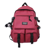 Christmas Gift New backpack Women's Bag Large Capacity Nylon Men's  Travel Bag Girls School Book Bags Spring 2021 Backpack Femal For Boys