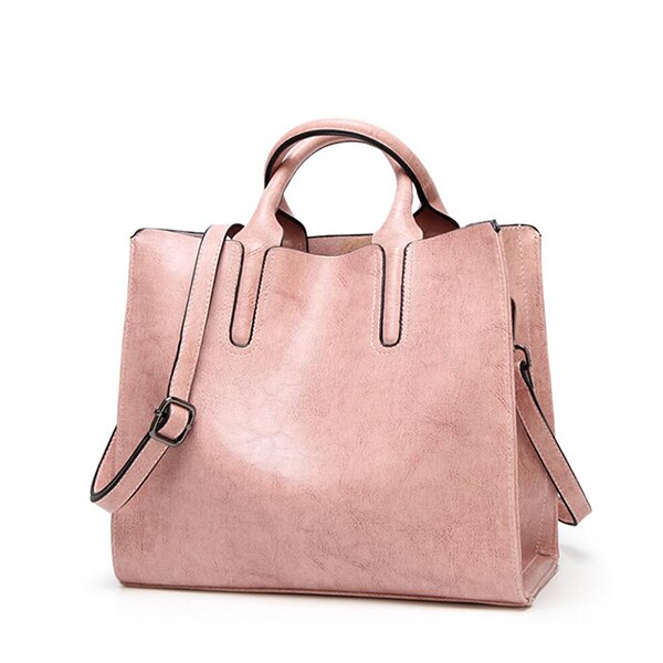 Vvsha PU Leather Large vintage Women Bag Luxury Designer sac a main solid Color Fashion Shoulder Bag