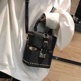 Luxury Handbag for Women New Rivet Totes Shoulder Bag  Fashion Women Clutch Bag Mini Box Crossbody Bag Brand Messenger Lady Bag