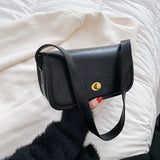 Christmas Gift Autumn/winter Texture Bag 2021 New Female Bag Niche Shoulder Bag Underarm Bag High Fashion Square Bag Handbag