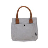 Hot Canvas Handbag For Women High Density Canvas Bag Casual Tote Bags Ladies Hand Bags Solid Shopping Handbags Black Beach Bag
