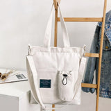Women Canvas Bag New Design Zipper Shoulder Bag Female Reusable Large Capacity Shopper Tote Ladies Eco Cloth Shopping Bags