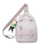 Christmas Gift 2021 Women Chest Bag Cartoon Small Backpack Travel Crossbody Shoulder Bag Fashion Sports Handbag Girls Student School Backpack