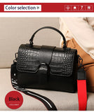 Christmas Gift Bag 2021 new trendy versatile multi-compartment leather handbags casual ladies crocodile pattern fashion portable messenger bag