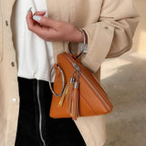 с доставкой triangle Designer PU Leather Shoulder Bag for Women 2021 Spring summer Handbags Women's Trend Hand Bag High Quality