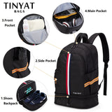 Christmas Gift TINYTA Men's backpack Male bag Large Sports Travel backpack Shoes Bag Folded Fitness Backpack School Backpack for Teenages Mochi