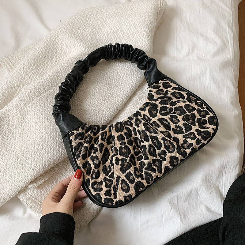 Folds Design Small PU Leather Shoulder Bags For Women 2020 Elegant Handbags Female Travel Totes Lady Fashion Hand Bag