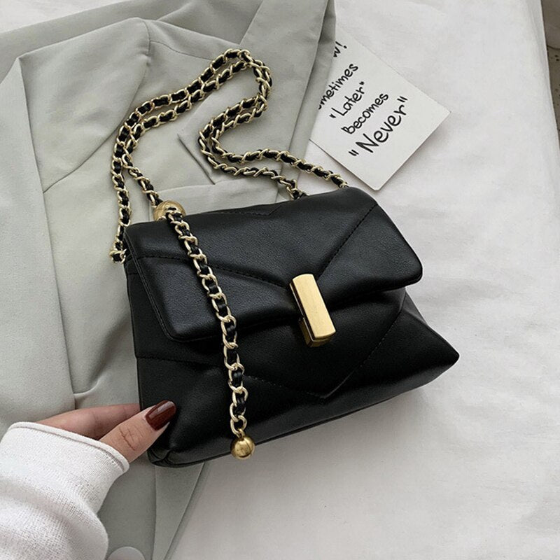 Christmas Gift Luxury Handbags Designer Chains Crossbody Bags For Women Fashion Diamond Lattice Shoulder Bags Soft Women Messenger Bags Totes