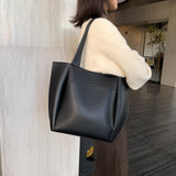 Large PU Leather Branded Handbag Solid Color Branded Bags 2020 Shoulder Handbags Female Travel Totes Lady Designer Hand Bag