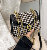 Vvsha Crocodile pattern Square Crossbody bag 2022 New High-quality PU Leather Women's Designer Handbag Chain Shoulder Messenger Bag