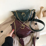 Fashion Quality PU Leather Crossbody Bags For Women 2020 Chain Small Shoulder Messenger Bag Lady Travel Handbags and Purses