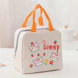 Cartoon Cooler Lunch Bag For Picnic Kids Women Travel Thermal Breakfast Organizer Insulated Waterproof Storage Bag For Lunch Box
