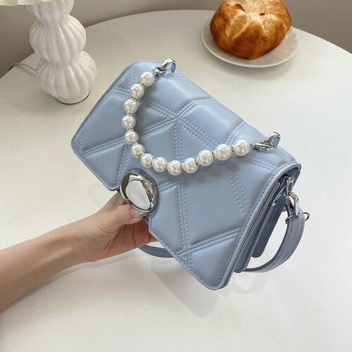 Fashion Women Candy Color Chain Crossbody Bags for Women 2021 Summer Soft PU Leather Ladies Shoulder Bags Designer Messenger Bag