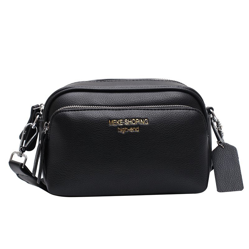 Back to College Quality Bags For Women 2021 Fashion Wild Small Square Bag Wide Straps Female Shoulder Bag Casual Solid Color Lady Messenger Bag