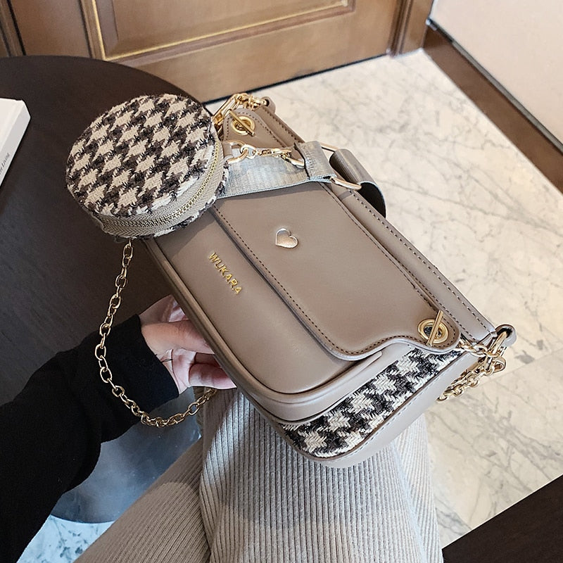 с доставкой fashion women shoulder bags designer messenger bags luxury pu leather crossbody bag lady small purse 3 bag set