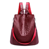 Fashion Anti-theft Backpack Designers Large Capacity Shoulder Bag Women PU Leather School Pack Femme Travel Crossbody Handbags