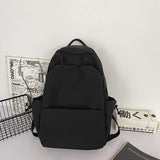 Back to College DCIMOR New Large Capacity Waterproof Nylon Backpack Unisex Solid Color Portable Travel Bag Women Schoolbag Men Laptop Backpacks