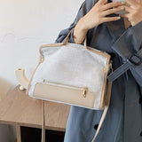 casual linen women handbags designer shoulder bags simply lady crossbody bag large capacity tote female big purses 2020 sac