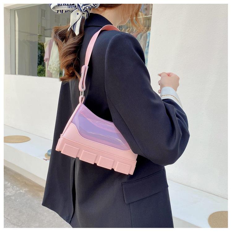 Vvsha Transparent Jelly Bag Lady Square Crossbody Bag 2022 Fashion High Quality Women's Designer Handbag New Shoulder Messenger Bag