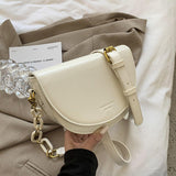 Vintage Fashion Female Tote letter 2021 Saddle Quality PU Leather Women Designer Handbag High capacity Shoulder Messenger Bag