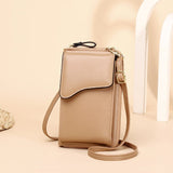 High Quality pu Leather Small Shoulder Bag Casual Handbag Crossbody Bags for Women Phone Pocket Girl Purse Mini Messenger Bags