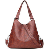 Vintage Bags for Women Leather Handbags Women Bag High Quality Soft Messenger Bags Female Shoulder Bag Black Ladies Large Bolsos