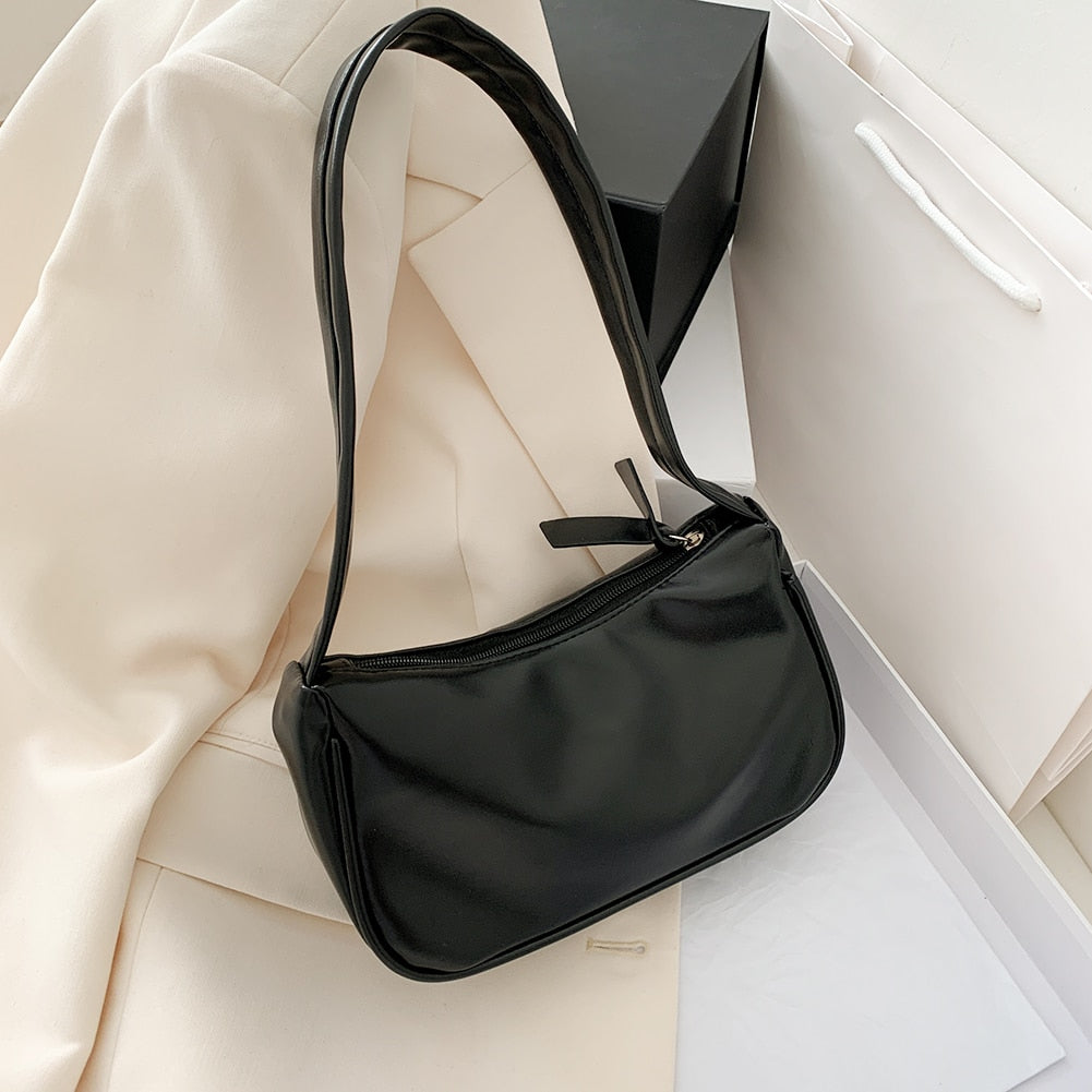 Vvsha Retro Totes Bags For Women Fashion Purse PU Leather Women Handbags Solid Elegant Female Retro Shoulder Totes Bags