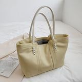 Luxury Designer High Capacity Big Tote Handbag for Women 2021 Trends Brand Designer Shopper Shoulder Shopping Bag Black